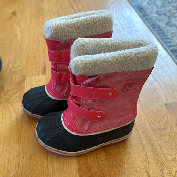 Sorel girls pac strap winter boots - Picture 1 of 5